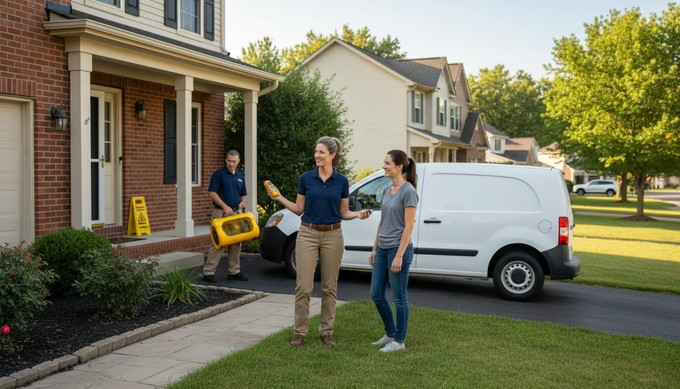 Water restoration image for Mildew Remediation in Davisville, MO